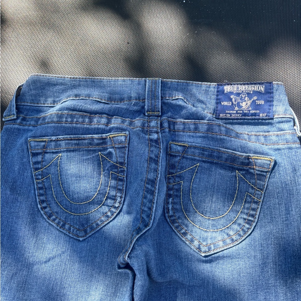 True Religion Women's Blue Skinny Jeans size 26